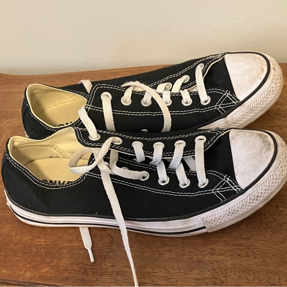 Converse all star black low top men’s 8